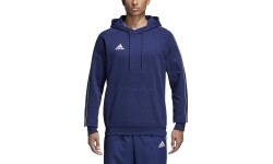 Bluza z kapturem Adidas Core 18, granatowa, CV3332