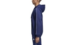 Bluza z kapturem Adidas Core 18, granatowa, CV3332