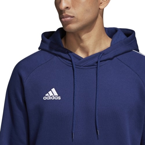 Bluza z kapturem Adidas Core 18, granatowa, CV3332