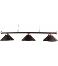Lampa bilardowa Buffalo - czarna skóra, 150 cm
