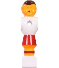 Zamienny piłkarzyk Buffalo, czerwono-biały, 16 mm