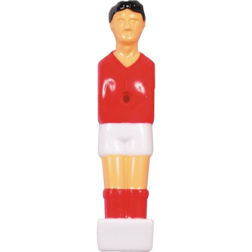 Zapasowe piłkarzyki Buffalo, czerwony/biały, 13 mm, 4 szt.