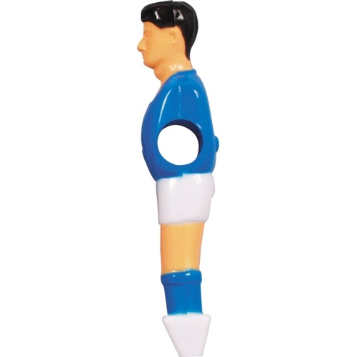 Zapasowe piłkarzyki Buffalo, niebiesko-białe, 13 mm, 4 szt.