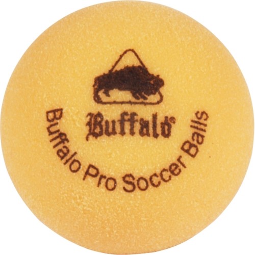 Zestaw piłek do piłkarzyków Buffalo Pro, żółte, 6 szt.