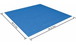 Pokrycie podłoża pod dno basenu ogrodowego Bestway - 274x274 cm