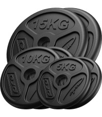 Zestaw obciążeń żeliwnych Marbo MW-2x15KG_2x10KG_2x5KG-OLI, 60 kg