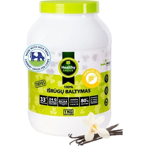 Białko serwatkowe Healthy Choice, smak waniliowy, 1 kg