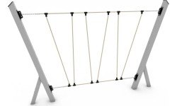 Element sznurowy na plac zabaw Vinci Play Nettix 1606 - Black