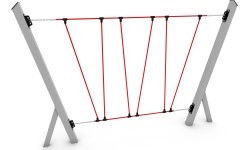 Element sznurowy na plac zabaw Vinci Play Nettix 1606 - Black