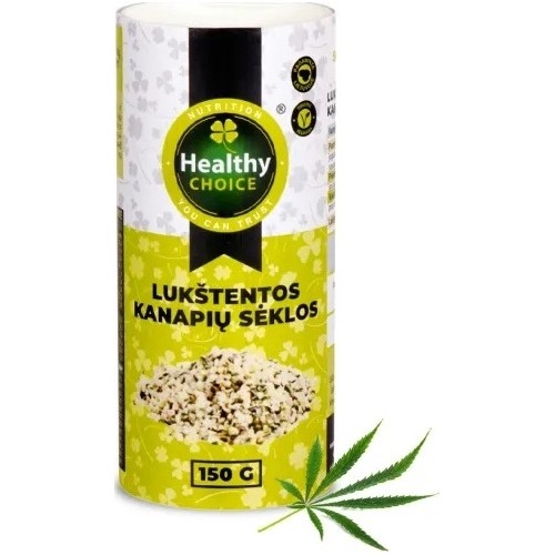 Łuskane nasiona konopi Healthy Choice, 150 g