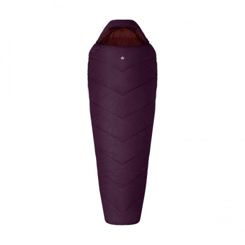 Alpinus Fiber Pro WS 1100 Śpiwór prawy, bordowy