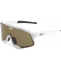 Okulary przeciwsłoneczne KOO Demos, biały/brązowy