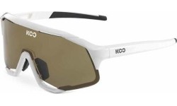 Okulary przeciwsłoneczne KOO Demos, biały/brązowy