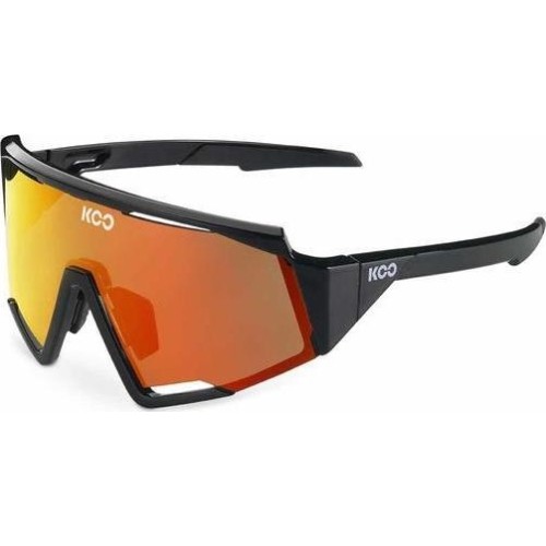 KOO Spectro lustrzane okulary przeciwsłoneczne, czarny/czerwony