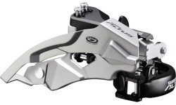 Priekinis pavarų perjungiklis Shimano Altus M370 // 3x9 speed, Dual Pull, 31,8 mm