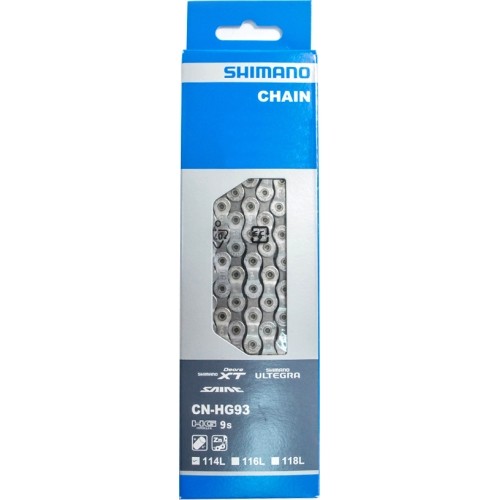 Łańcuch rowerowy Shimano XT HG93, 9 biegów