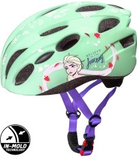 Šalmas FROZEN, in-mold 52-56 cm, (žalias)
