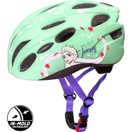 Kask FROZEN, in-mold, 52-56 cm (zielony)