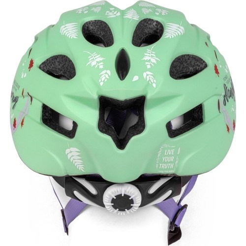 Kask FROZEN, in-mold, 52-56 cm (zielony)