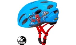 Kask SPIDERMAN, in-mold, 52-56 cm (niebiesko-czerwony)