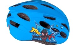 Kask SPIDERMAN, in-mold, 52-56 cm (niebiesko-czerwony)