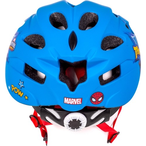 Kask SPIDERMAN, in-mold, 52-56 cm (niebiesko-czerwony)