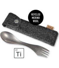 Sztućce turystyczne Light My Fire Spork Kit, tytanowe