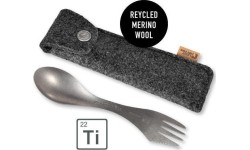 Sztućce turystyczne Light My Fire Spork Kit, tytanowe