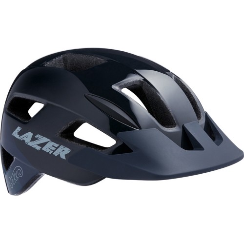 Šalmas Lazer Gekko, 50-56 cm, (juodas/mėlynas)