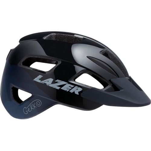 Šalmas Lazer Gekko, 50-56 cm, (juodas/mėlynas)