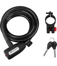 Spyna FORCE Lux su laikikliu, 180/12mm (juoda)