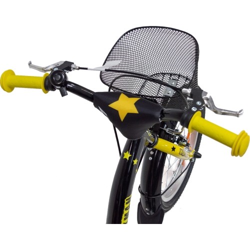 Rower dziecięcy 4KIDS Nightman 16", rama 10" (25,5 cm), stalowy, czarno-niebieski