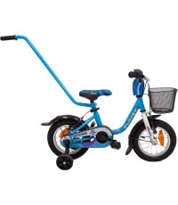 Rower 4KIDS Funzy Droco 12" (stalowy, niebieski)