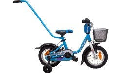 Rower 4KIDS Funzy Droco 12" (stalowy, niebieski)