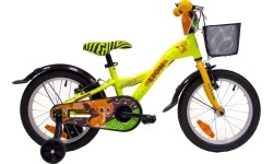 Rower 4KIDS Lion 16", rozmiar 10" (25,5 cm) (aluminium, żółty)
