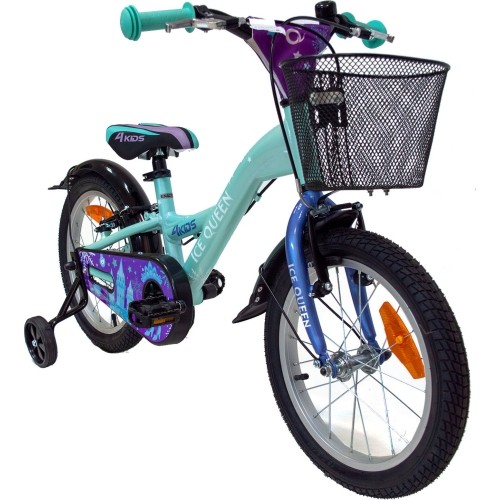 4KIDS Ice Queen 16" dydis 10" (25.5 cm) (aliuminis, žydra)