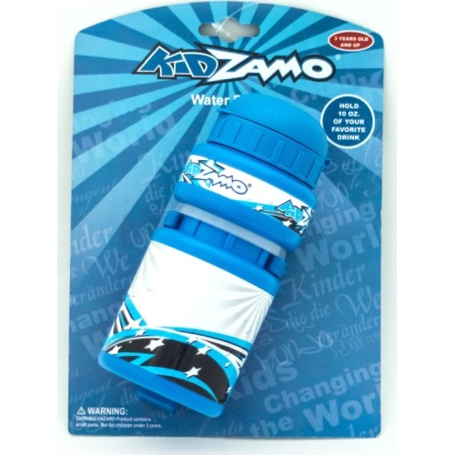 Vaikiška gertuvė su laikikliu KidZamo Star 300ml (balta/mėlyna)