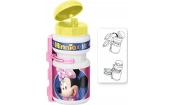 Plastikowa butelka do picia z uchwytem Myszka Minnie, 0,375l