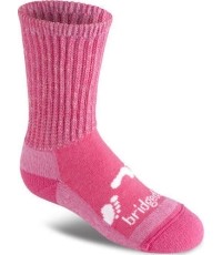 Dziecięce skarpety Bridgedale Jr Hike Comfort, różowe - 305