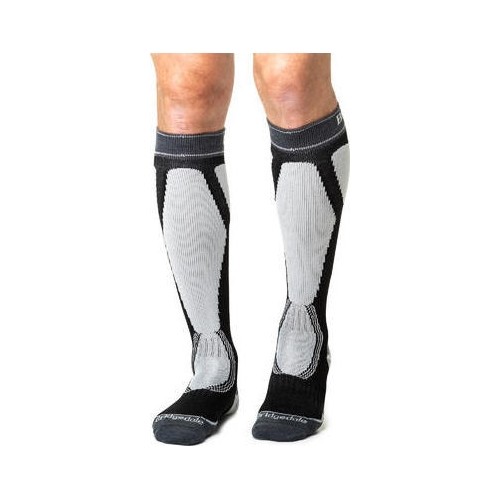 Skarpety Bridgedale Ski Easy On, czarne/szare - 035