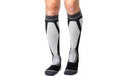 Skarpety Bridgedale Ski Easy On, czarne/szare - 035