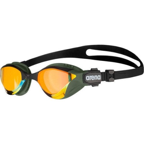 Okulary pływackie Arena Cobra TRI Swipe Mirror, żółto-zielone