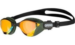 Okularki do pływania Arena Cobra TRI Swipe Mirror, żółto-zielone