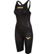 Damski kombinezon wodny Arena Open, czarny - 553