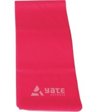 Guma oporowa Yate, 250x15 cm, średnia, czerwona