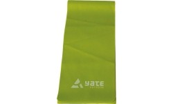 Guma oporowa Yate, 250x15 cm, twarda, zielona