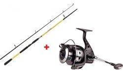 Zestaw spinningowy z kołowrotkiem ZFish Combo Kodiak, 2,40m, Zeus ZX8000