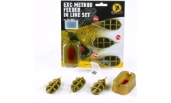 Zestaw method feeder z formą Extra Carp, 20, 25, 30 g