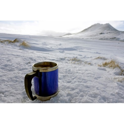 Termokubek Kubek termiczny BasicNature Beaker MUG - Stal nierdzewna, 0,42 l, niebieski
