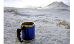 Termokubek Kubek termiczny BasicNature Beaker MUG - Stal nierdzewna, 0,42 l, niebieski